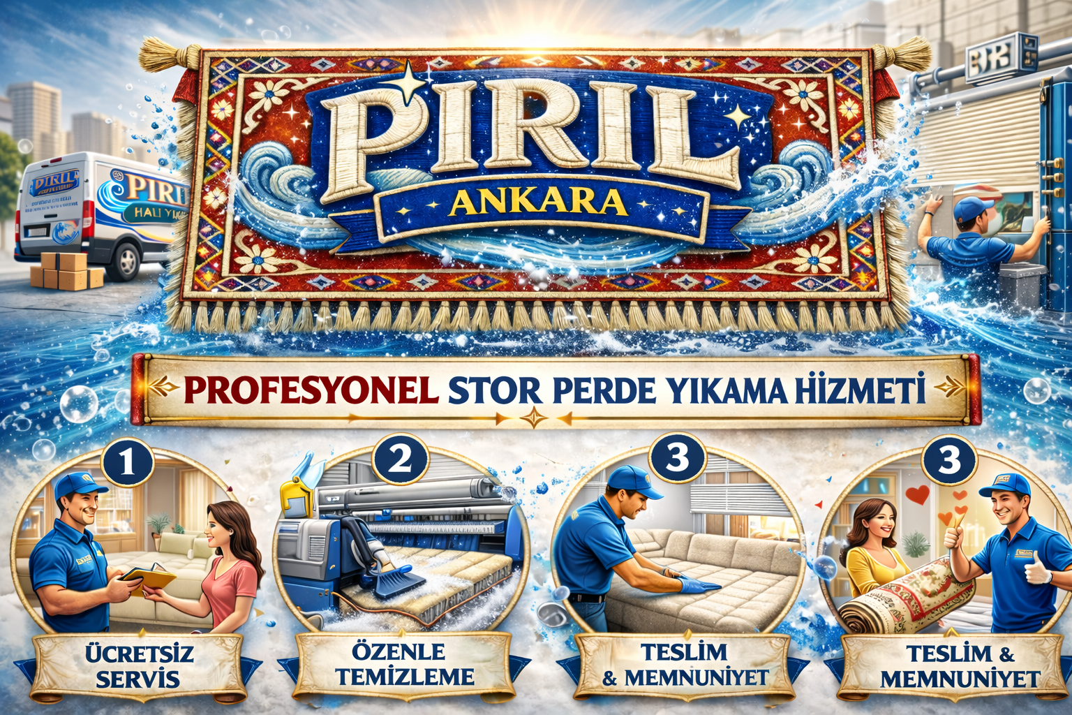 Ankara stor perde yıkama hizmet görseli