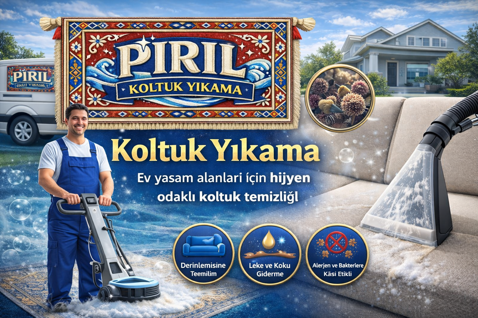 Koltuk yıkama hizmeti