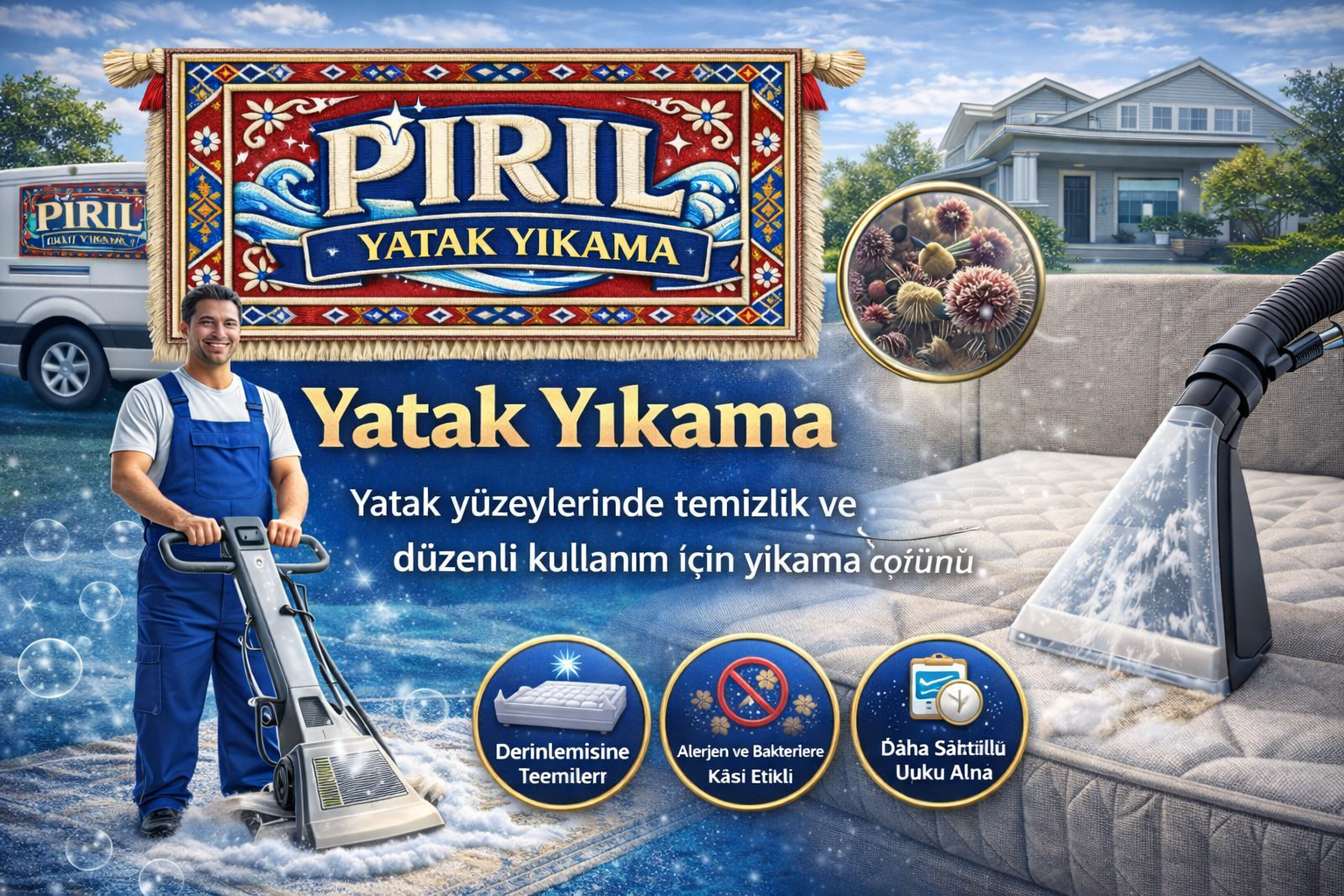 Yatak yıkama hizmeti